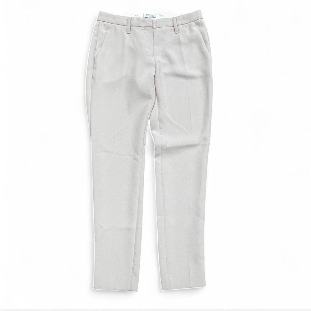 Aritzia Babaton beige white tailored trousers size 0